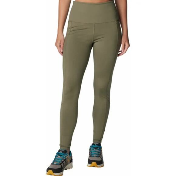 Columbia Pants - Columbia Women's Stone Green Uphill Edge Leggings Size XS